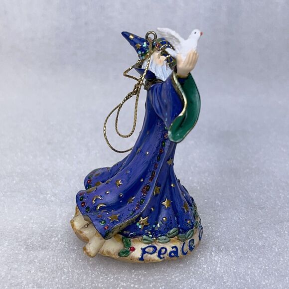 San Francisco Music Box Christmas Ornament CRYSTAL VISIONS MERLIN Holiday - Picture 5 of 11